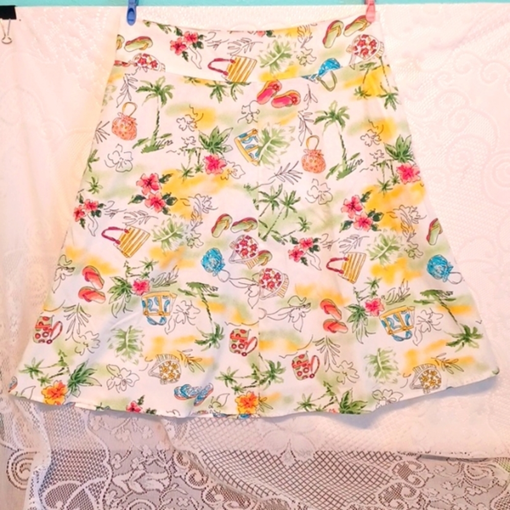 Summer ☀️ skirt! Christopher & Banks sz 4 6214